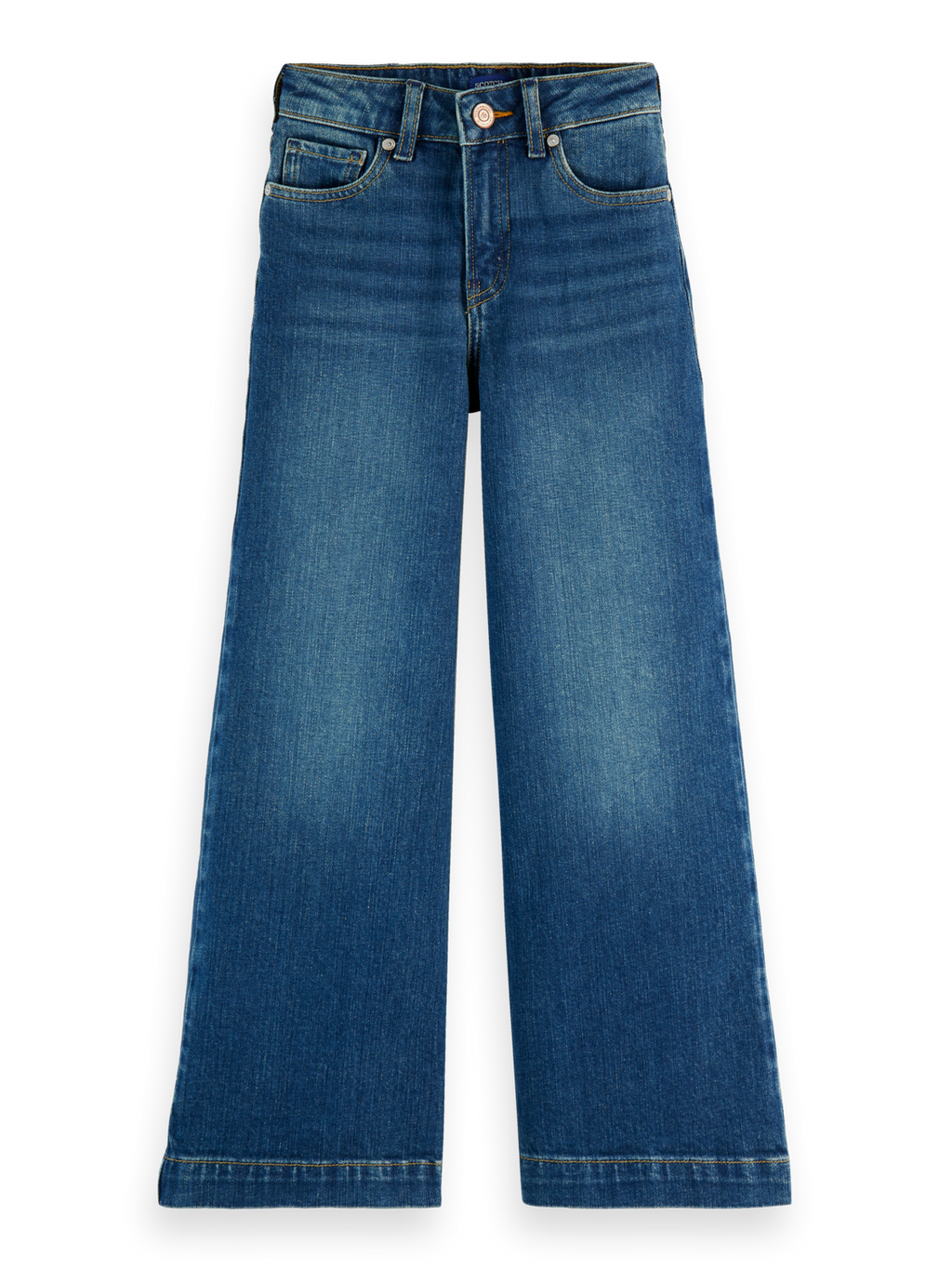 Nos The Wave Wide Leg Jeans Classic Blue