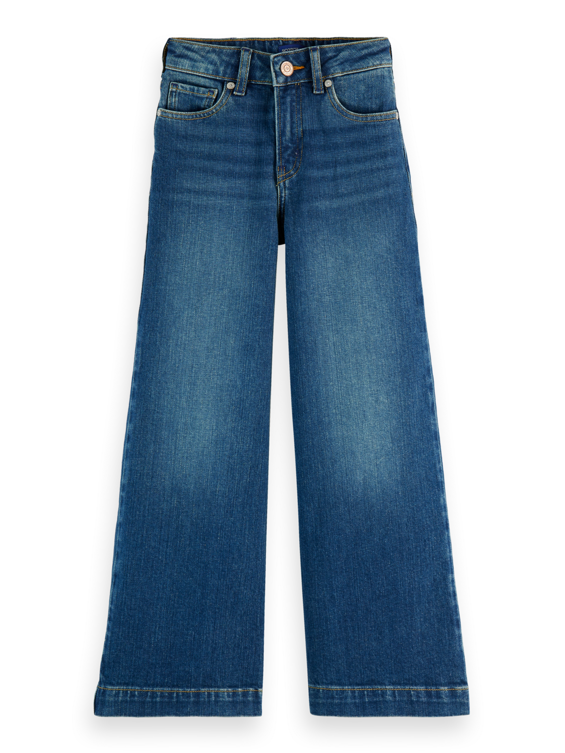 Nos The Wave Wide Leg Jeans Classic Blue