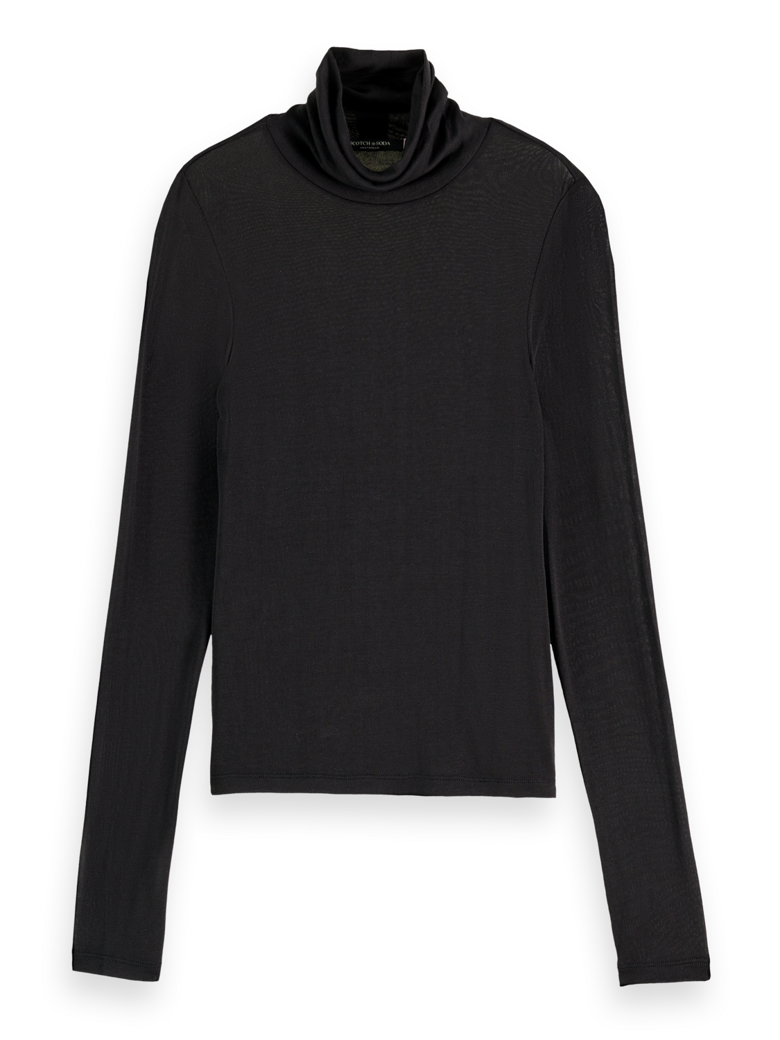 Core Roll Up Neck Long Sleeve T-Shirt