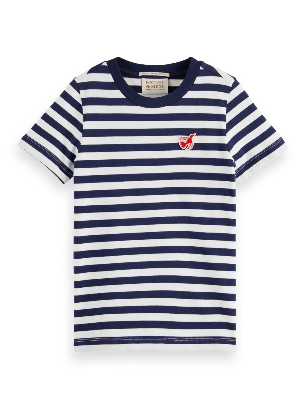 Core - The Free Spirit Peace Bird Striped T-Shirt