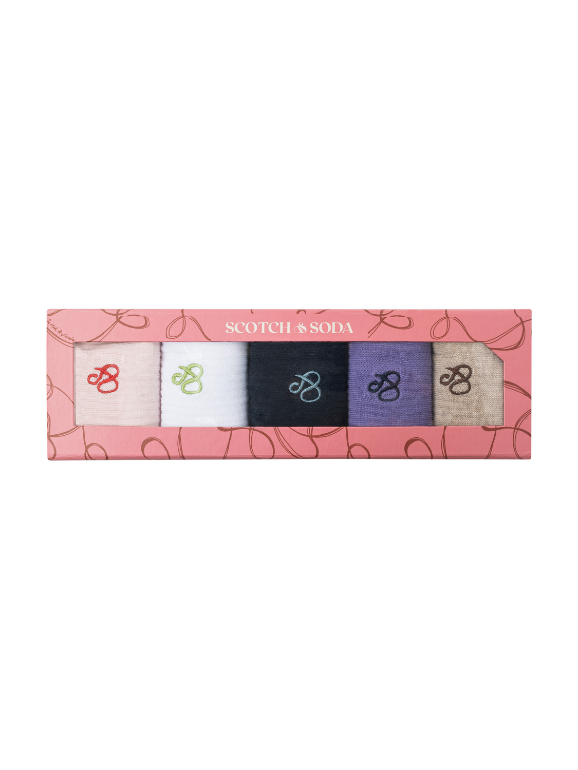 5Pk Womens 1/2 Terry Gift Box Crew