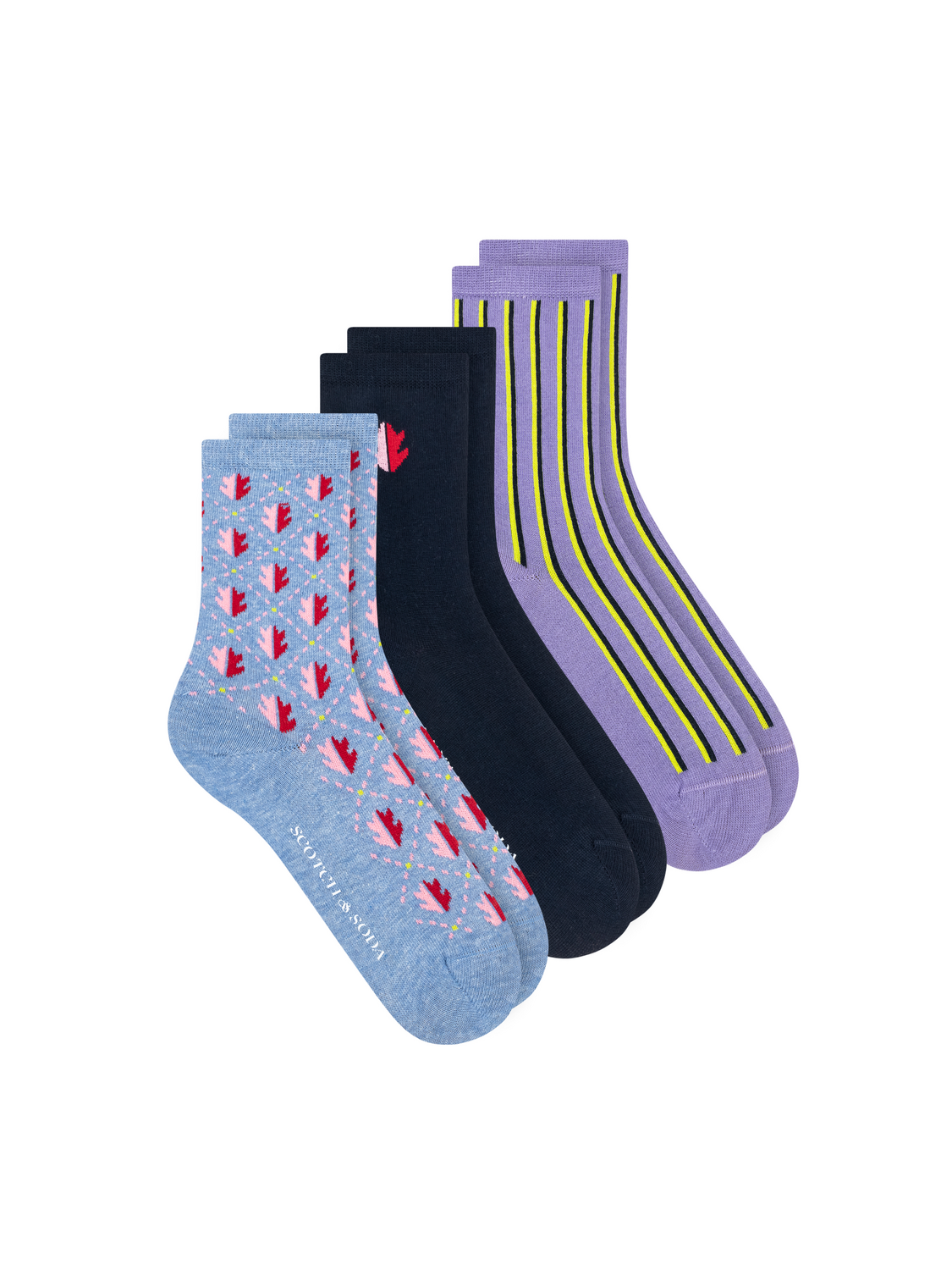 3Pk Girls Non Terry Crew