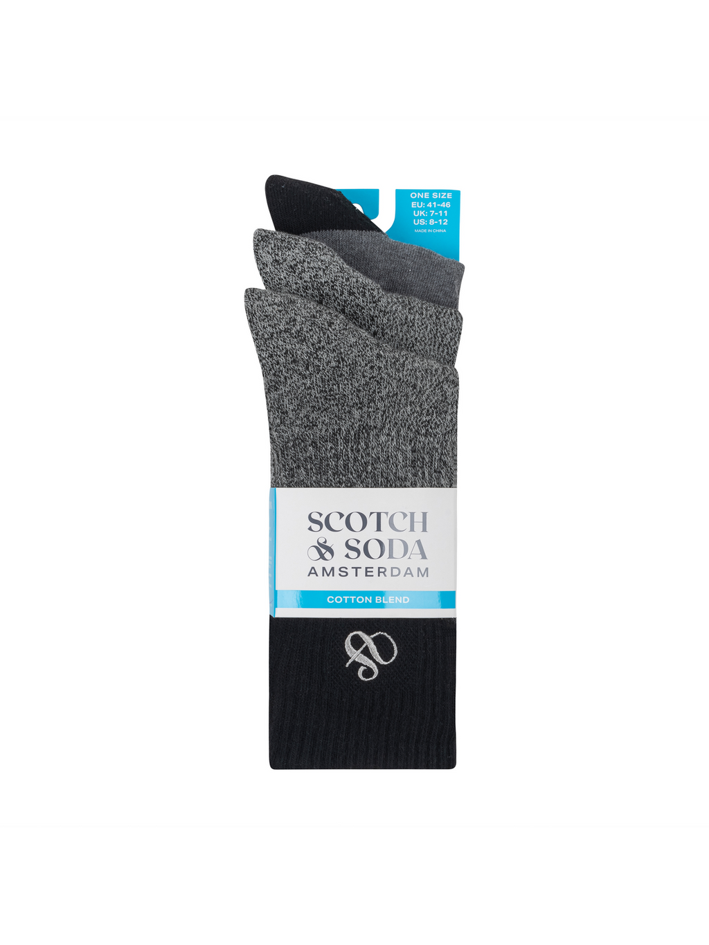 3Pk Mens 1/2 Terry Cotton Crew