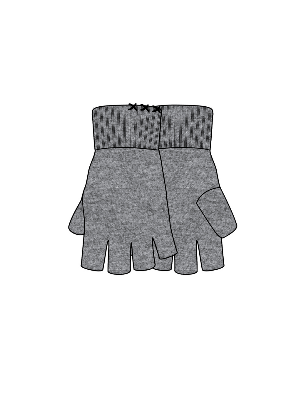 S&S X Fingerless Glove