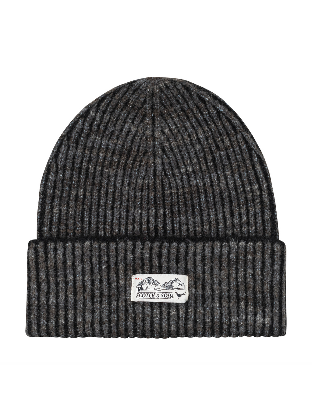 S&S 2 Color Rib Cuff Beanie