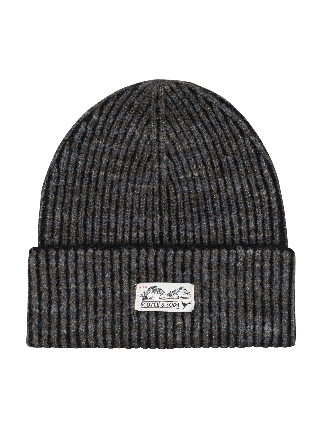S&S 2 Color Rib Cuff Beanie
