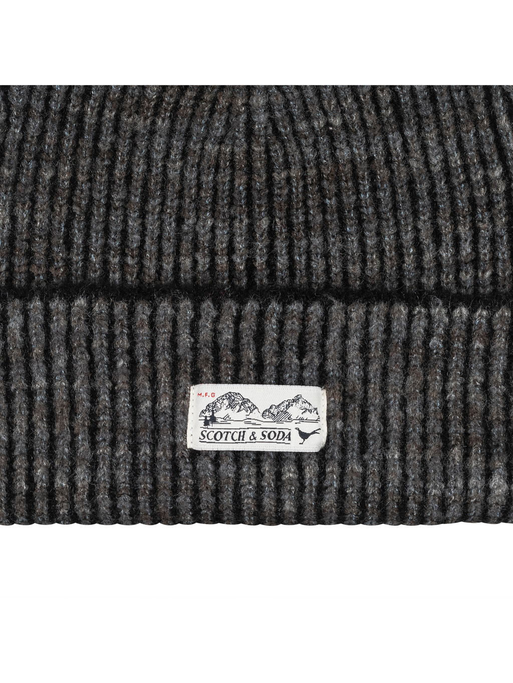 S&S 2 Color Rib Cuff Beanie