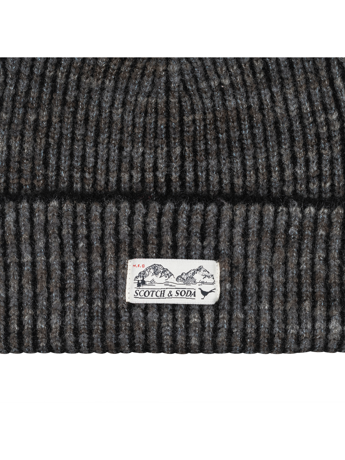 S&S 2 Color Rib Cuff Beanie