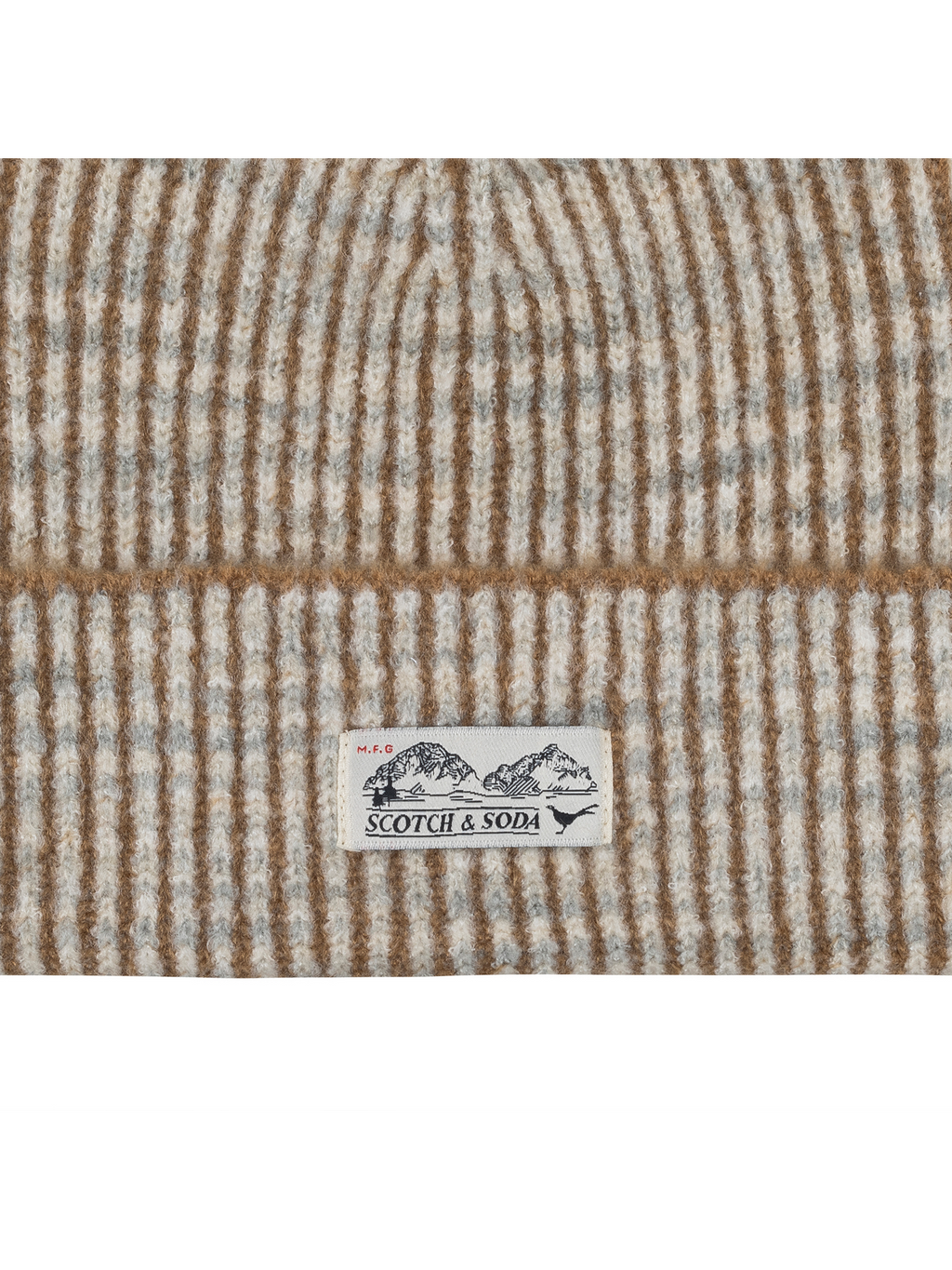 S&S 2 Color Rib Cuff Beanie