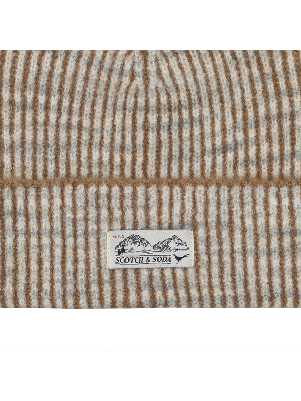S&S 2 Color Rib Cuff Beanie