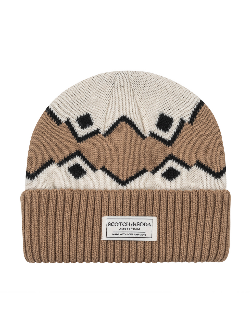 S&S Fairisle Cuff Beanie