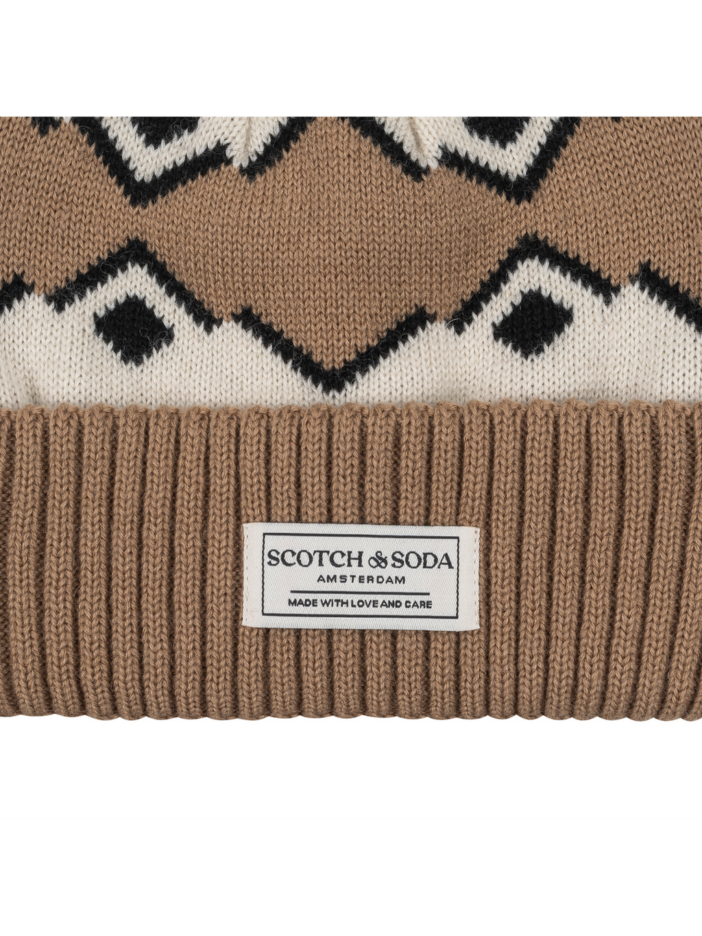 S&S Fairisle Cuff Beanie