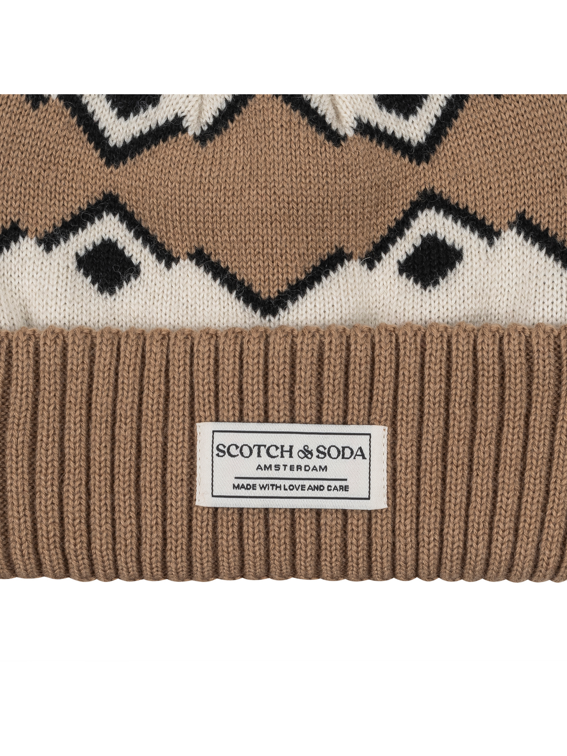 S&S Fairisle Cuff Beanie