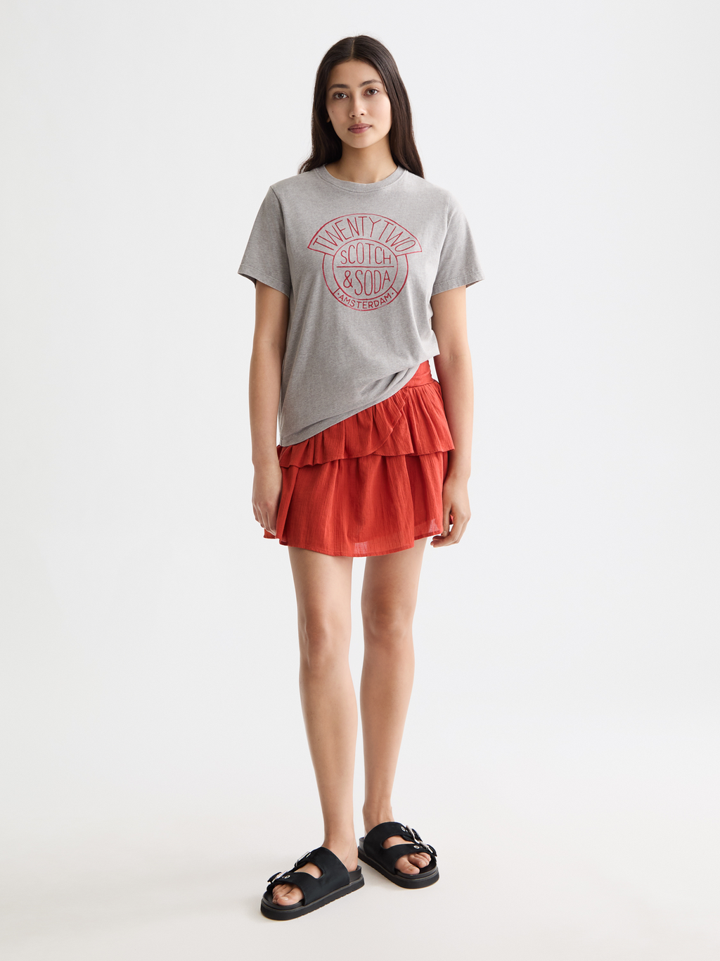 Washed Regular Fit T-Shirt With Graphic