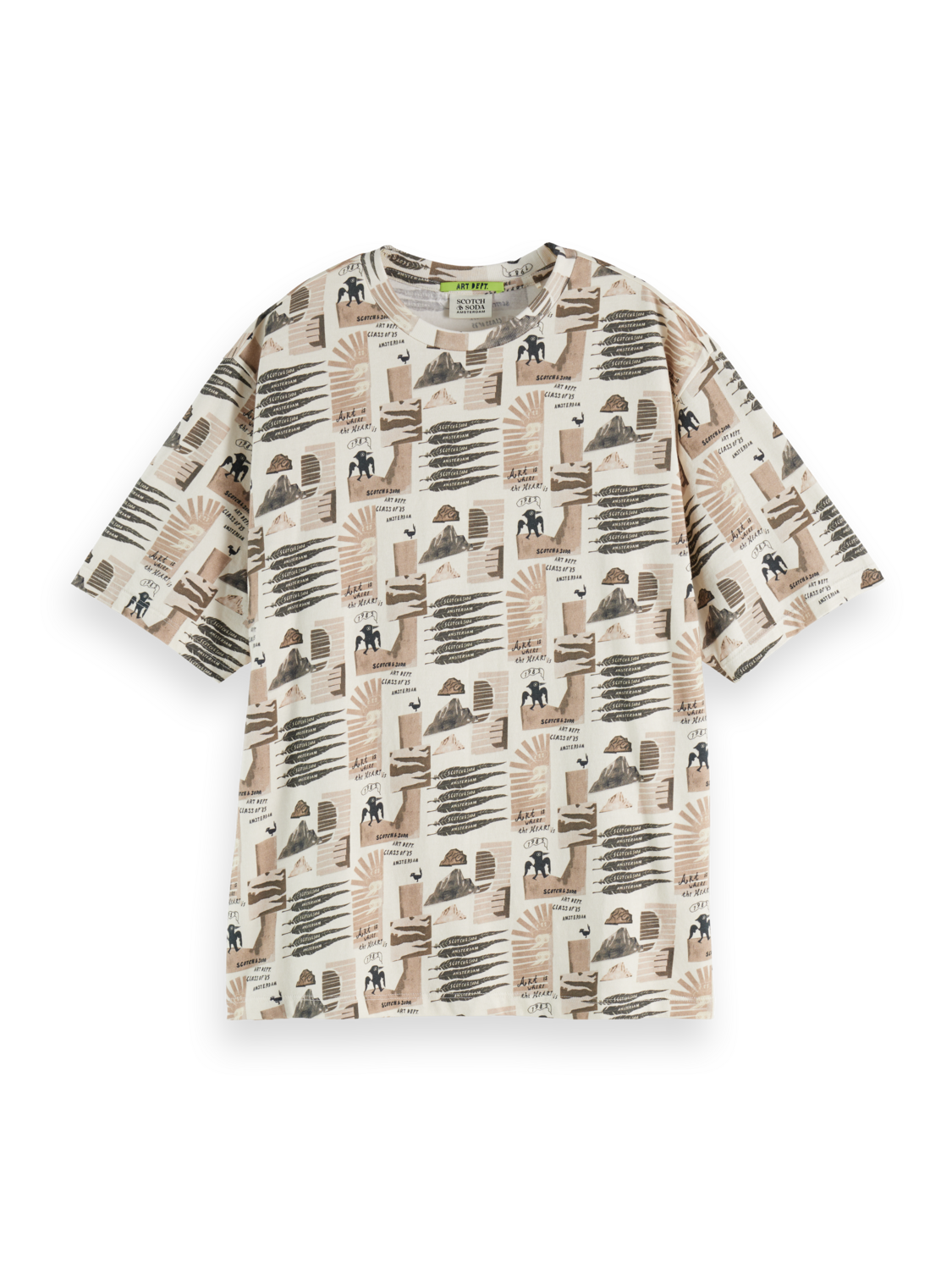 All Over Printed Loose Fit T-Shirt