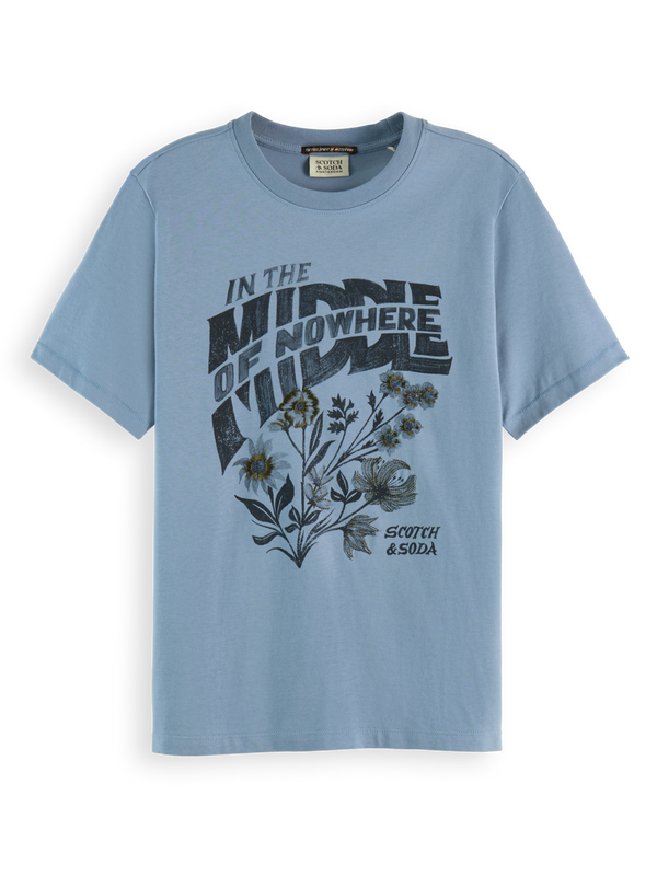 T-shirt Coupe Droite Motifs