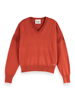 V-Neck Relaxed Pullover