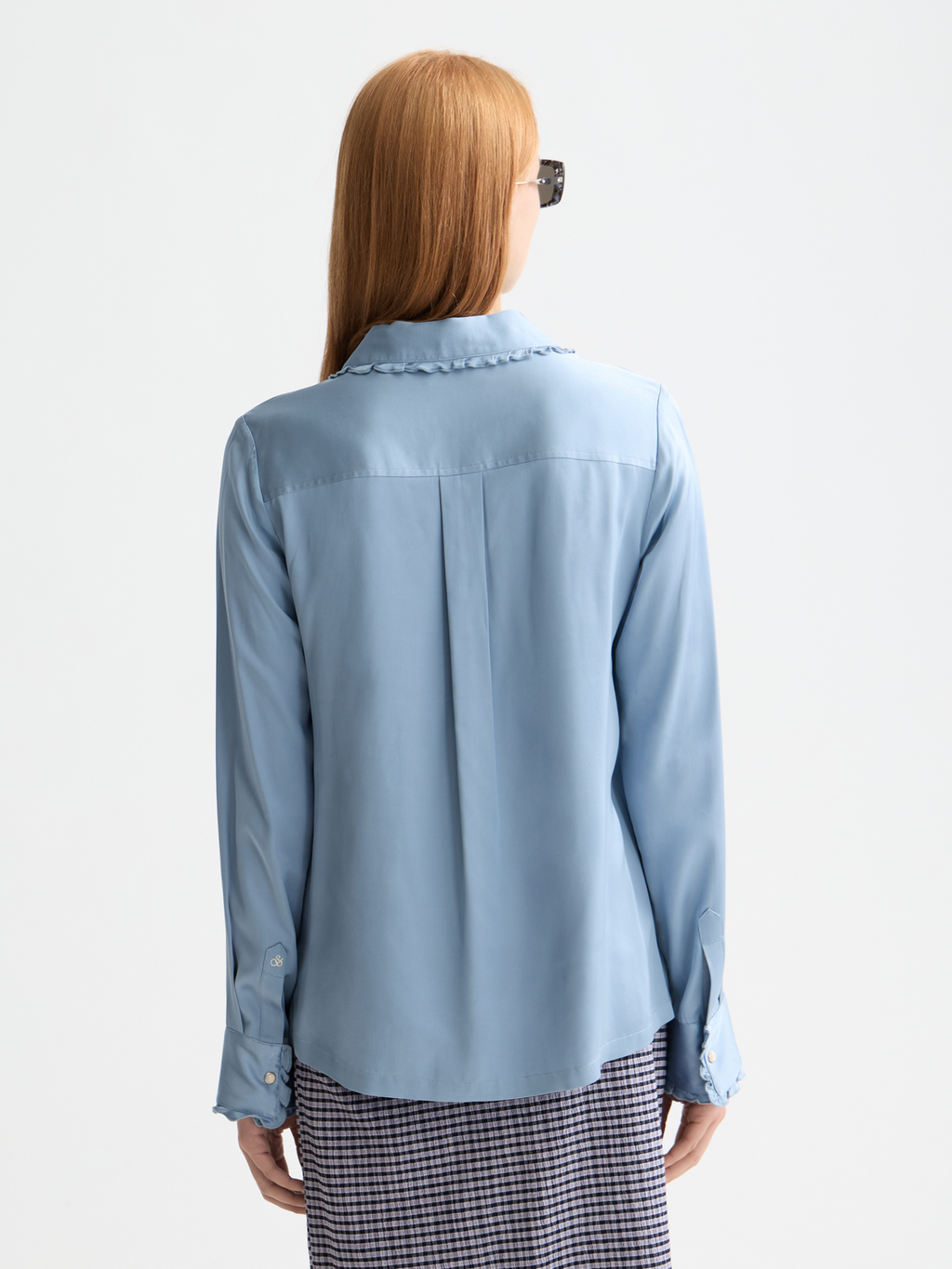 Regular Fit Shirt With Ruffle