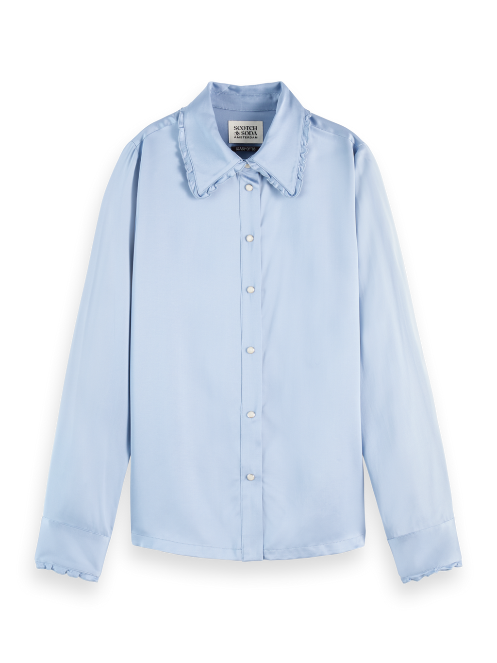 Regular Fit Shirt With Ruffle