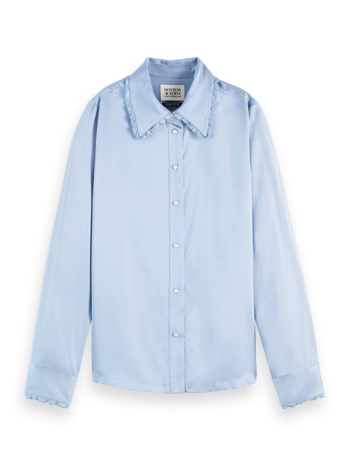 Regular Fit Shirt With Ruffle