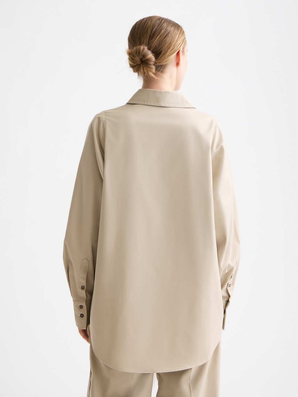 Shirt With Contrast Stitching