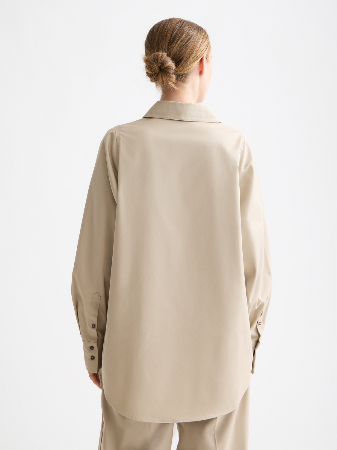 Shirt With Contrast Stitching