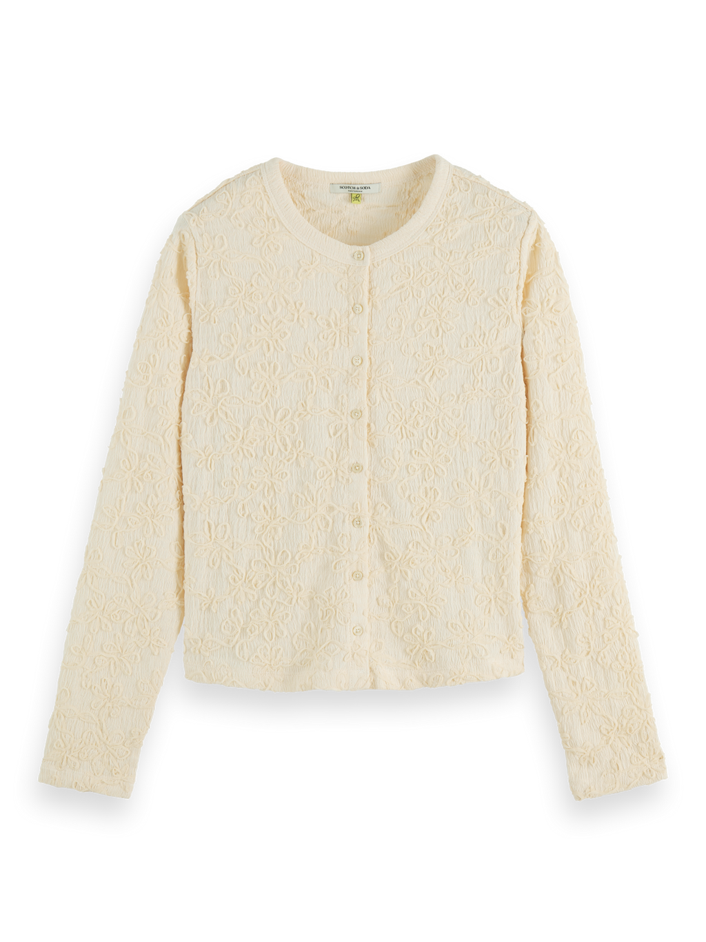 Structured button up long sleeve T-Shirt
