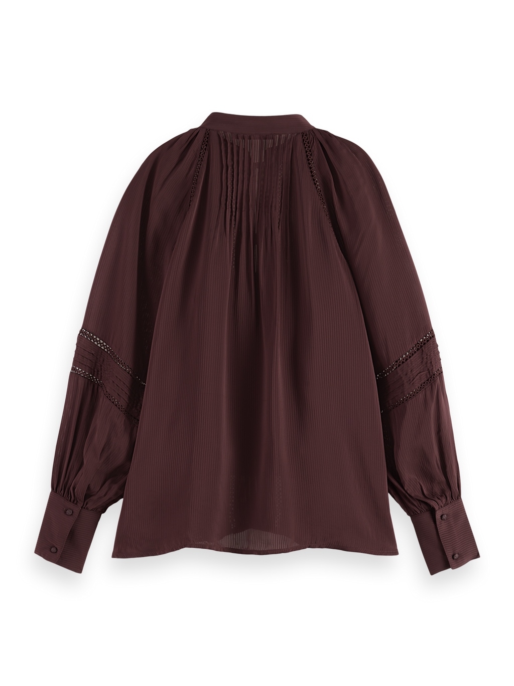 Shirt With Lace And Ties