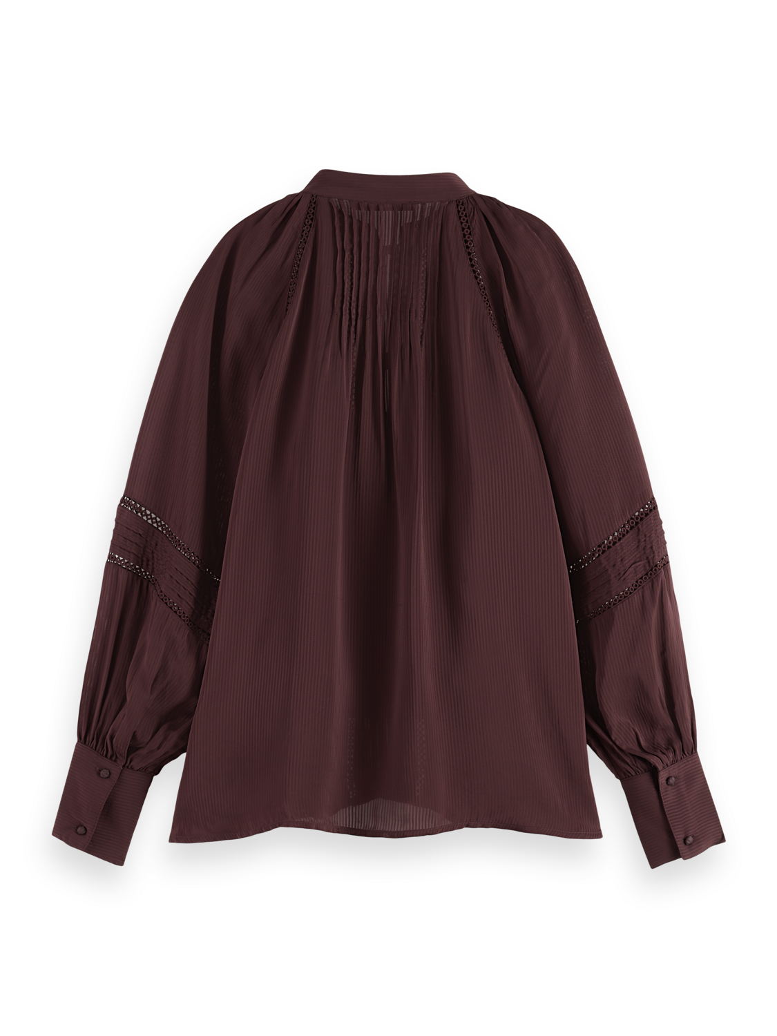 Shirt With Lace And Ties