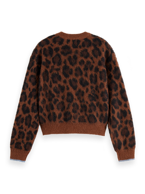Fuzzy Jacquard Pullover