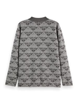 Jacquard Knitted Jacket