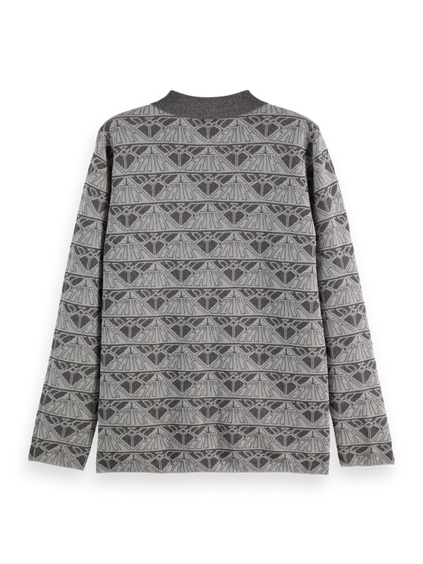 Jacquard Knitted Jacket