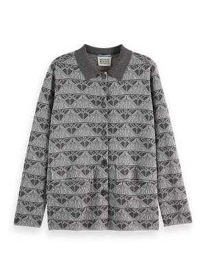 Jacquard Knitted Jacket