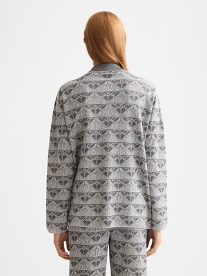 Jacquard Knitted Jacket