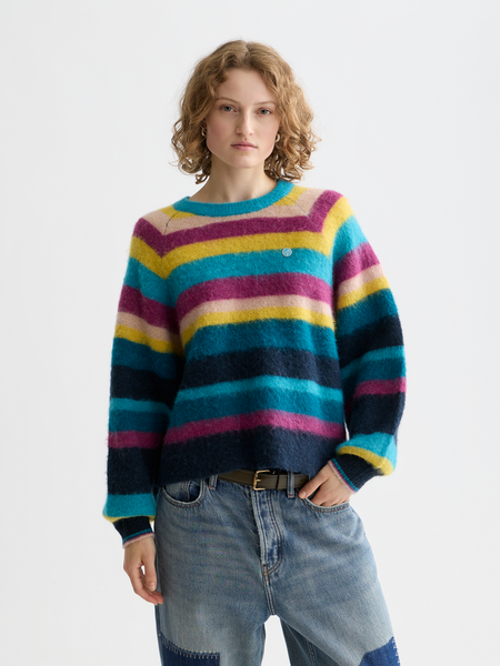 Striped Oversized Pullover – Scotch & Soda
