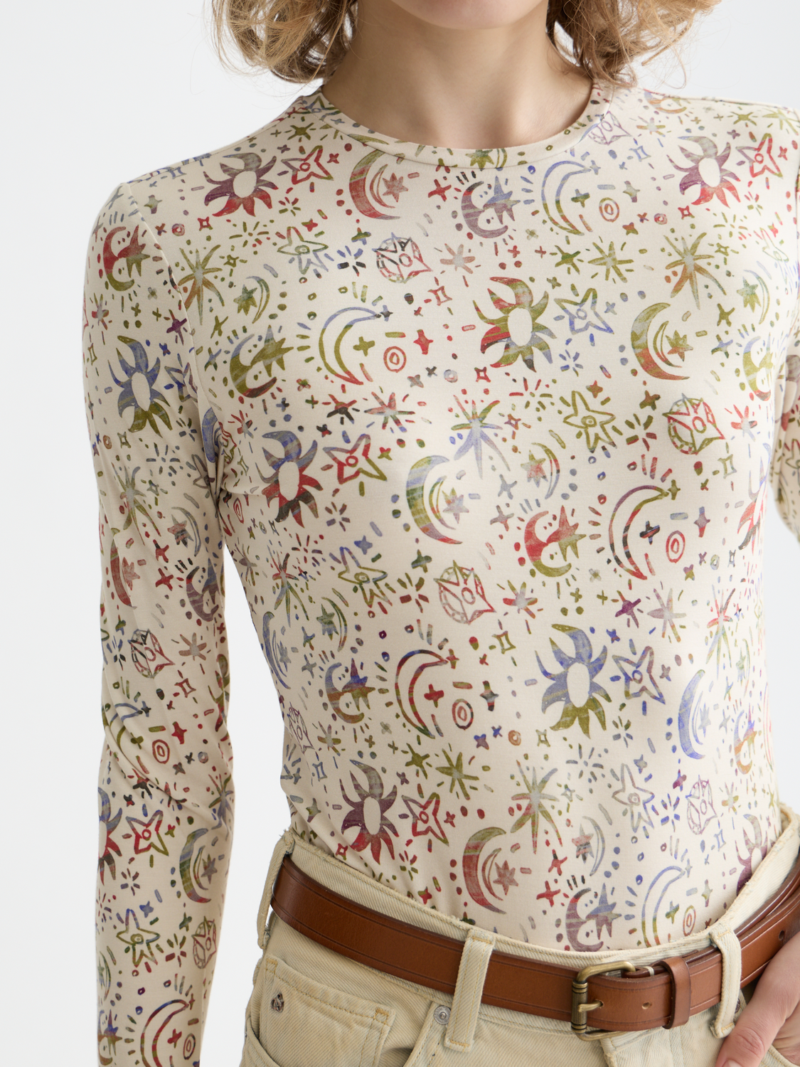 All Over Printed Long Sleeve T-Shirt