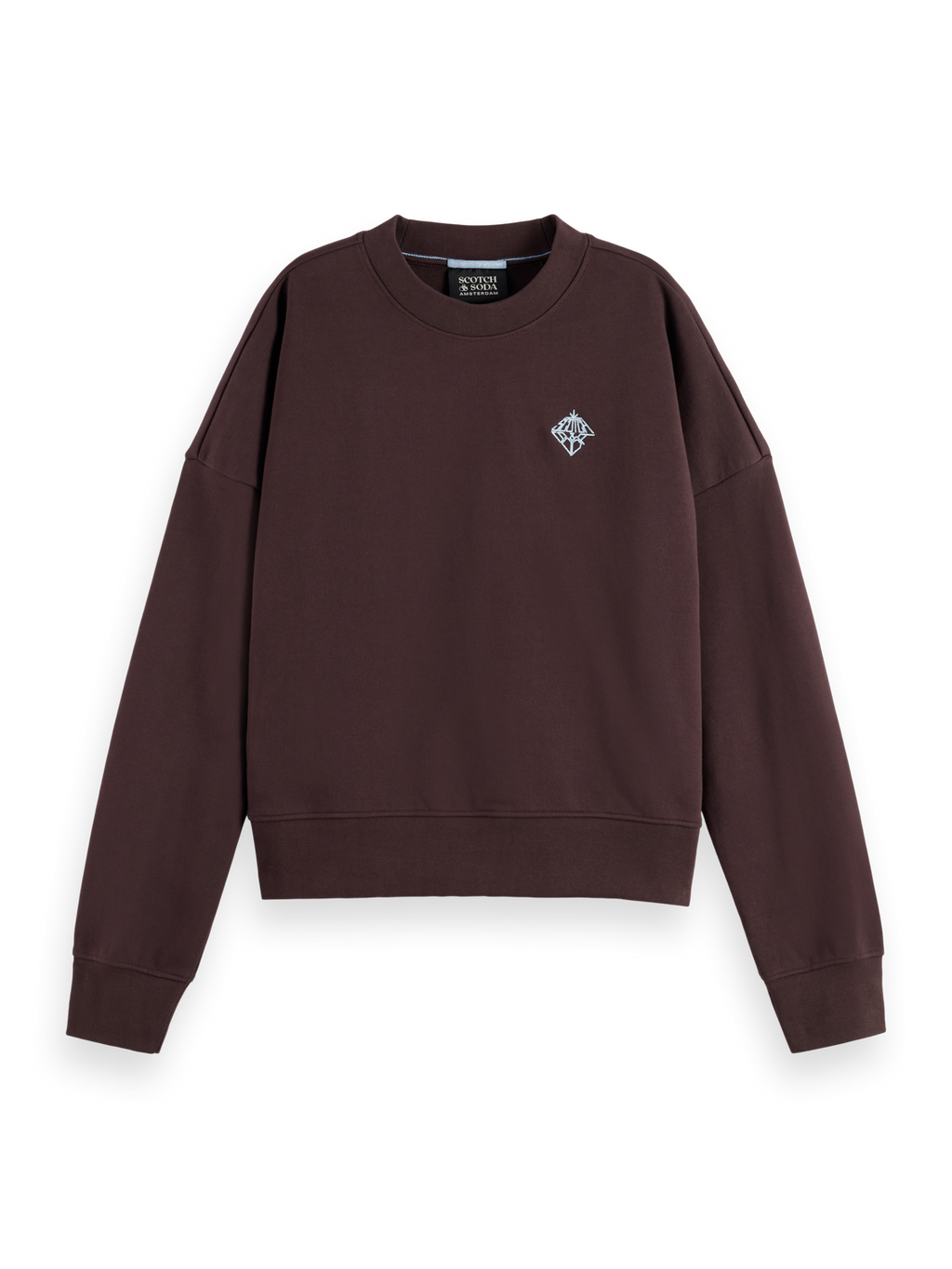 Embroidered Logo Relaxed Fit Sweatshirt