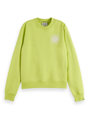 Regular Fit Sweatshirt With Chest Artwork