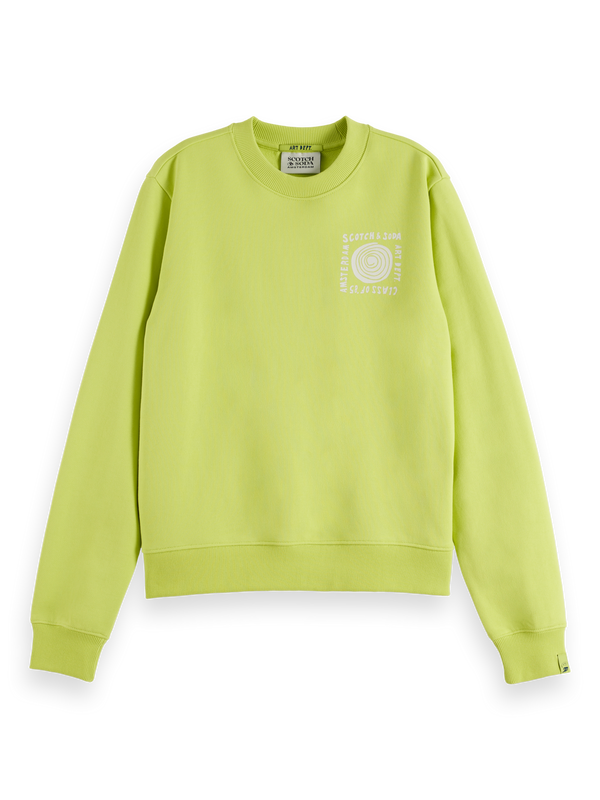 Regular Fit Sweatshirt With Chest Artwork