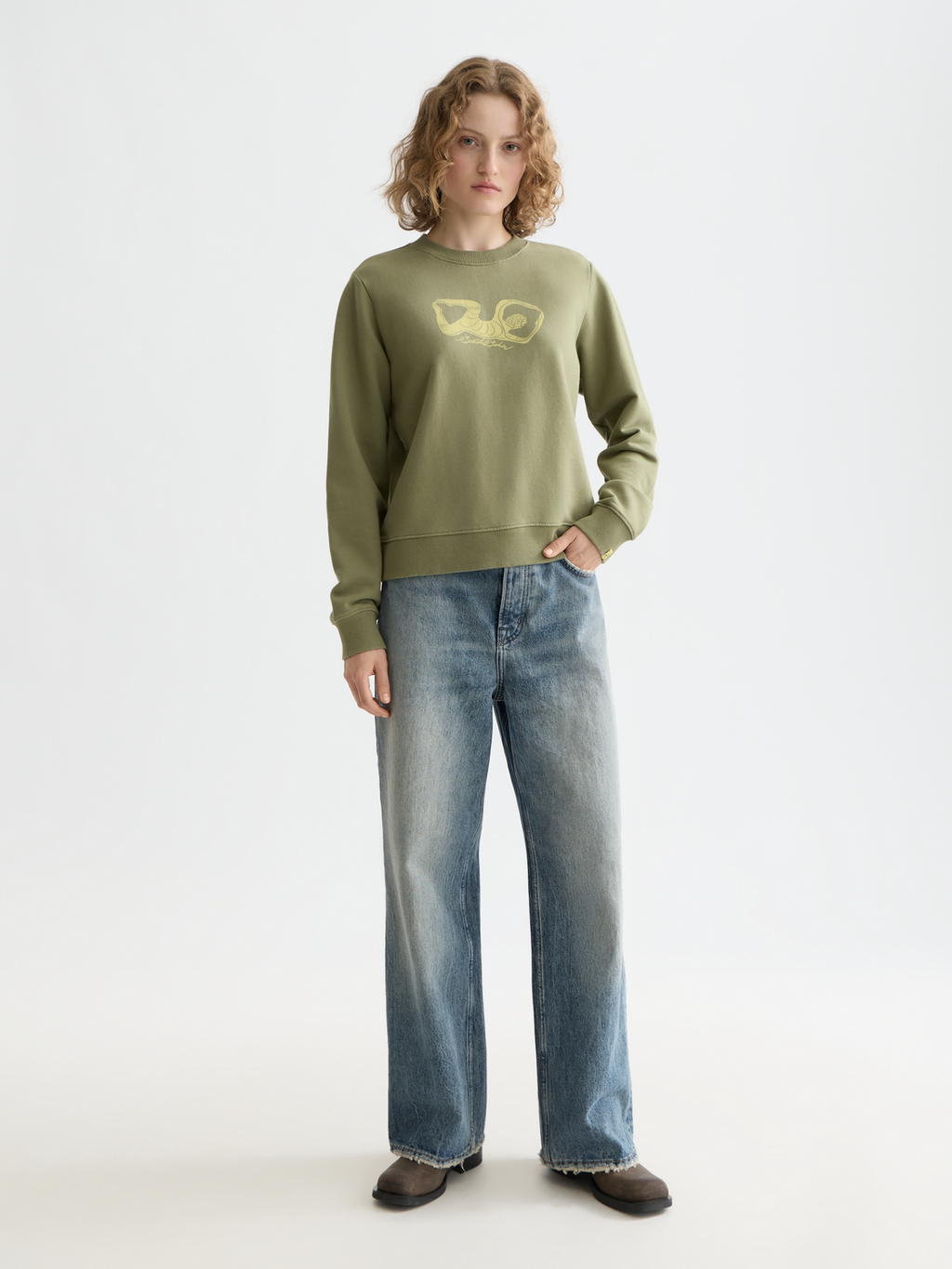 Regular Fit Chest Artwork Sweater