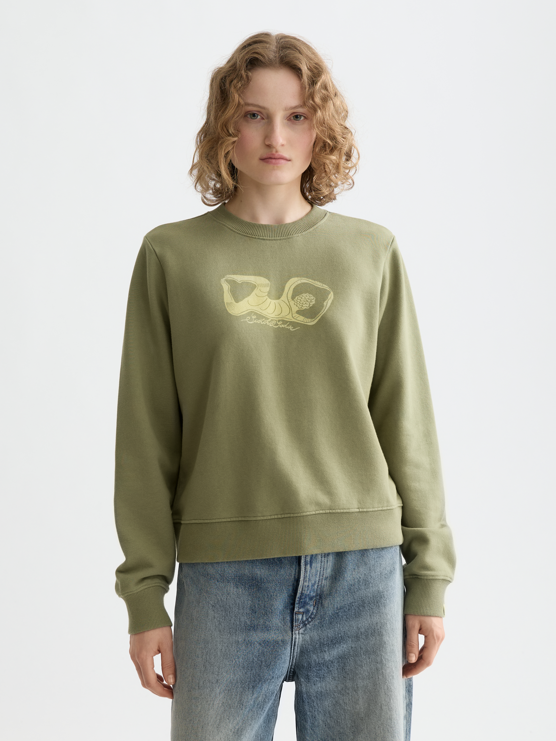 Regular Fit Chest Artwork Sweater
