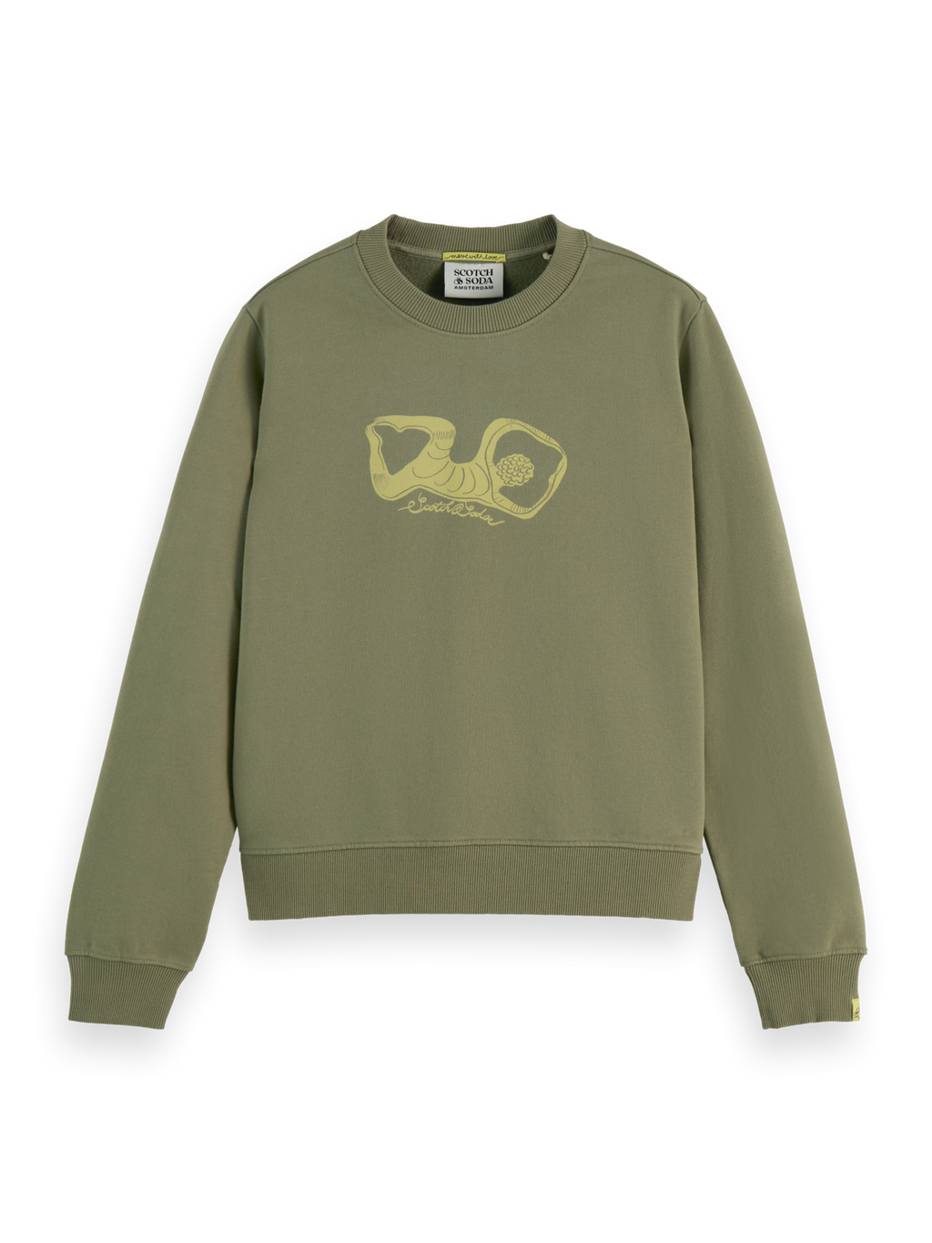 Regular Fit Chest Artwork Sweater