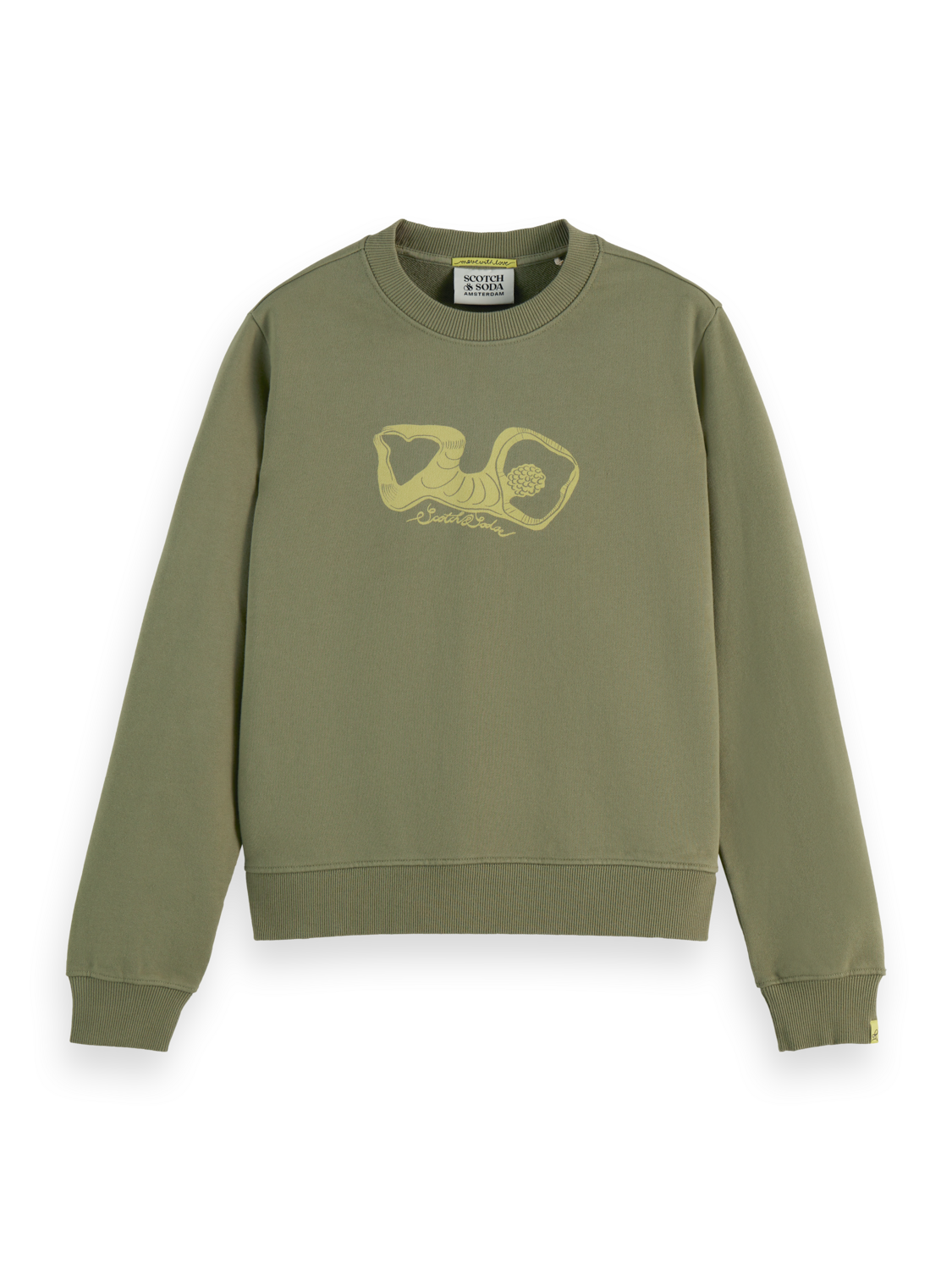 Regular Fit Chest Artwork Sweater