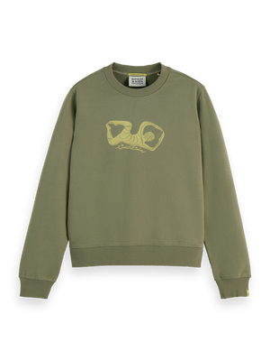 Regular Fit Chest Artwork Sweater