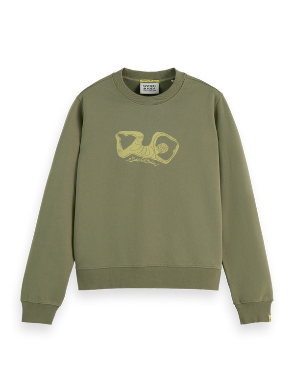 Regular Fit Chest Artwork Sweater