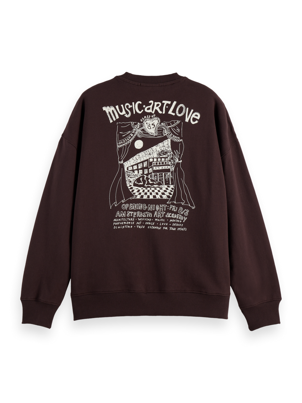 Artwork Oversized Fit Sweatshirt