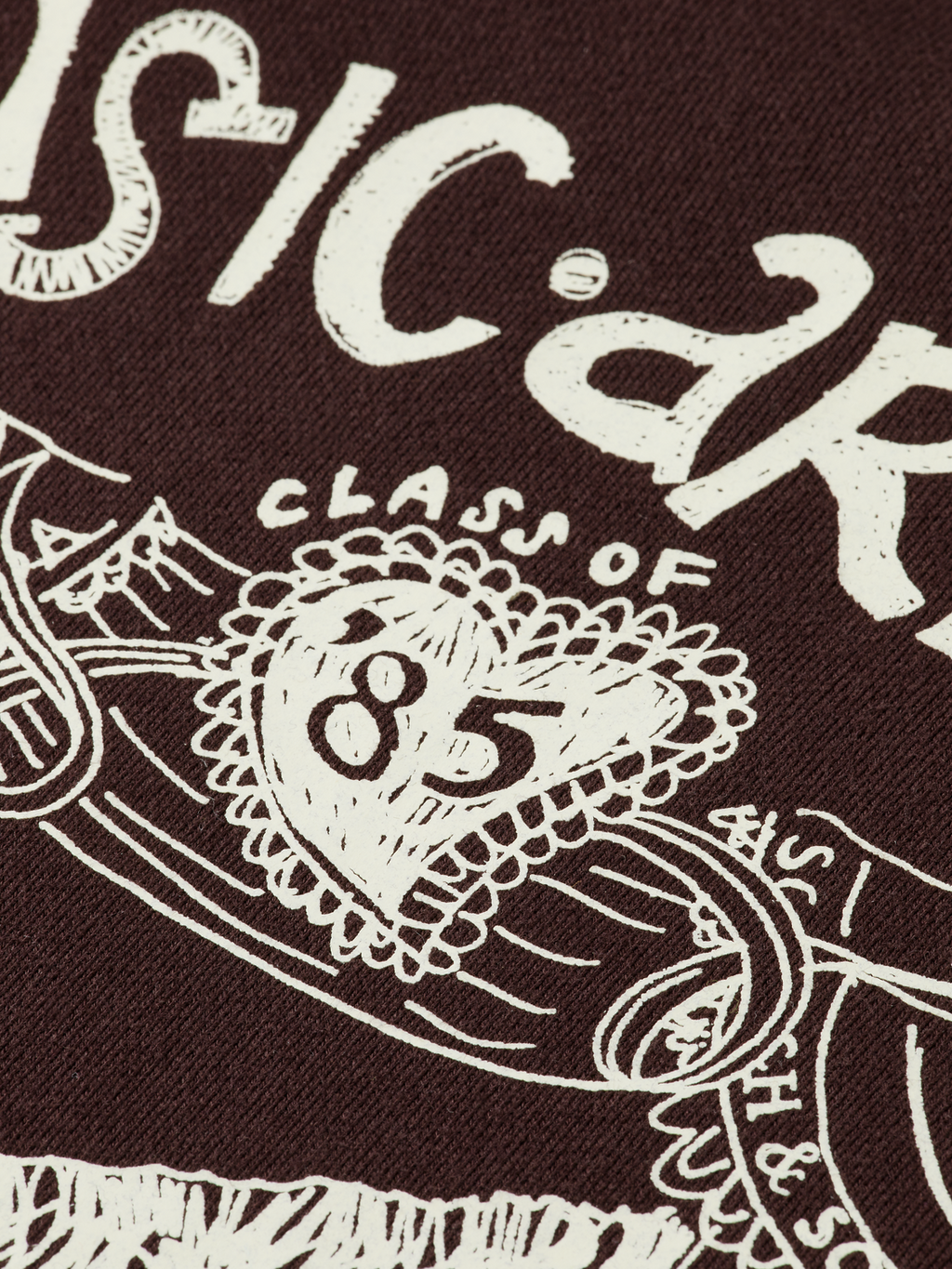 Artwork Oversized Fit Sweatshirt