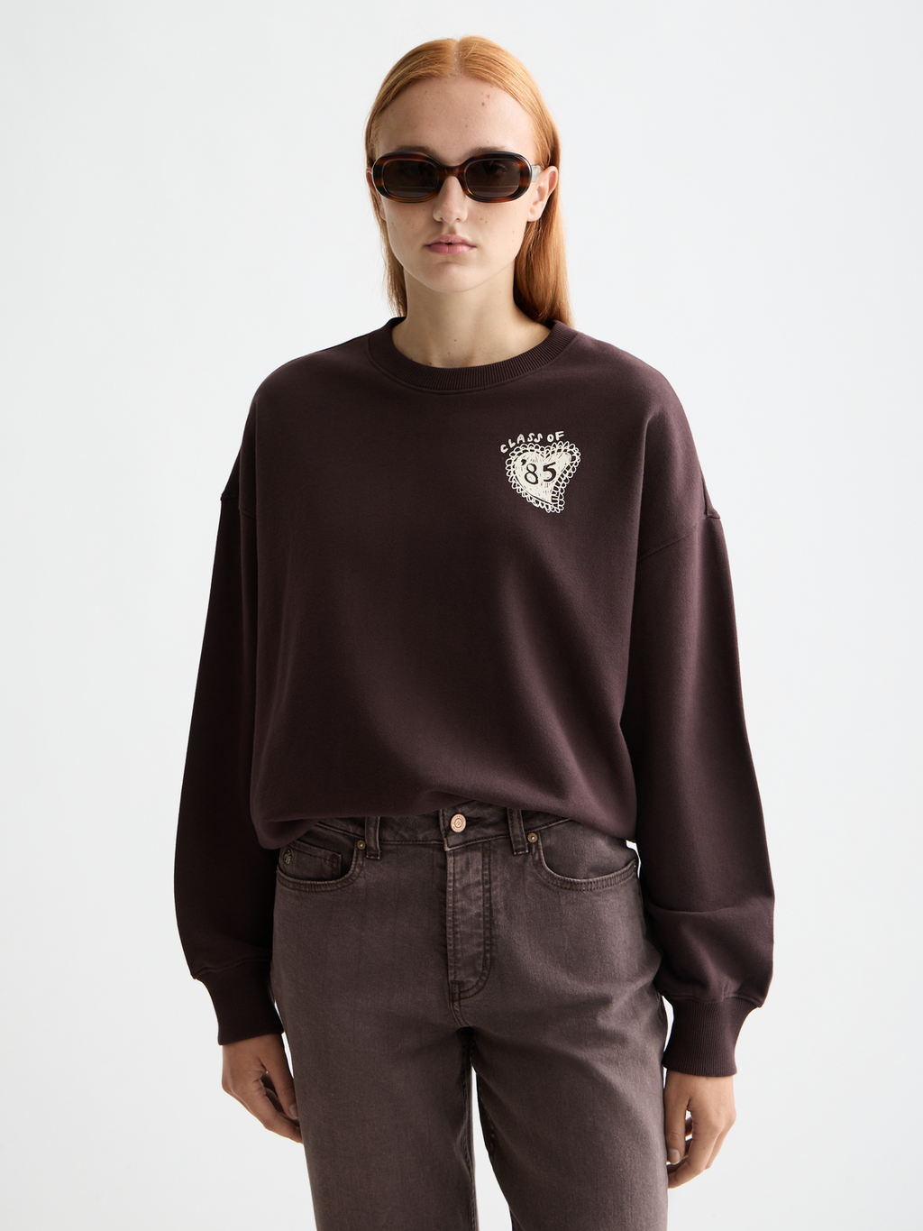 Artwork Oversized Fit Sweatshirt