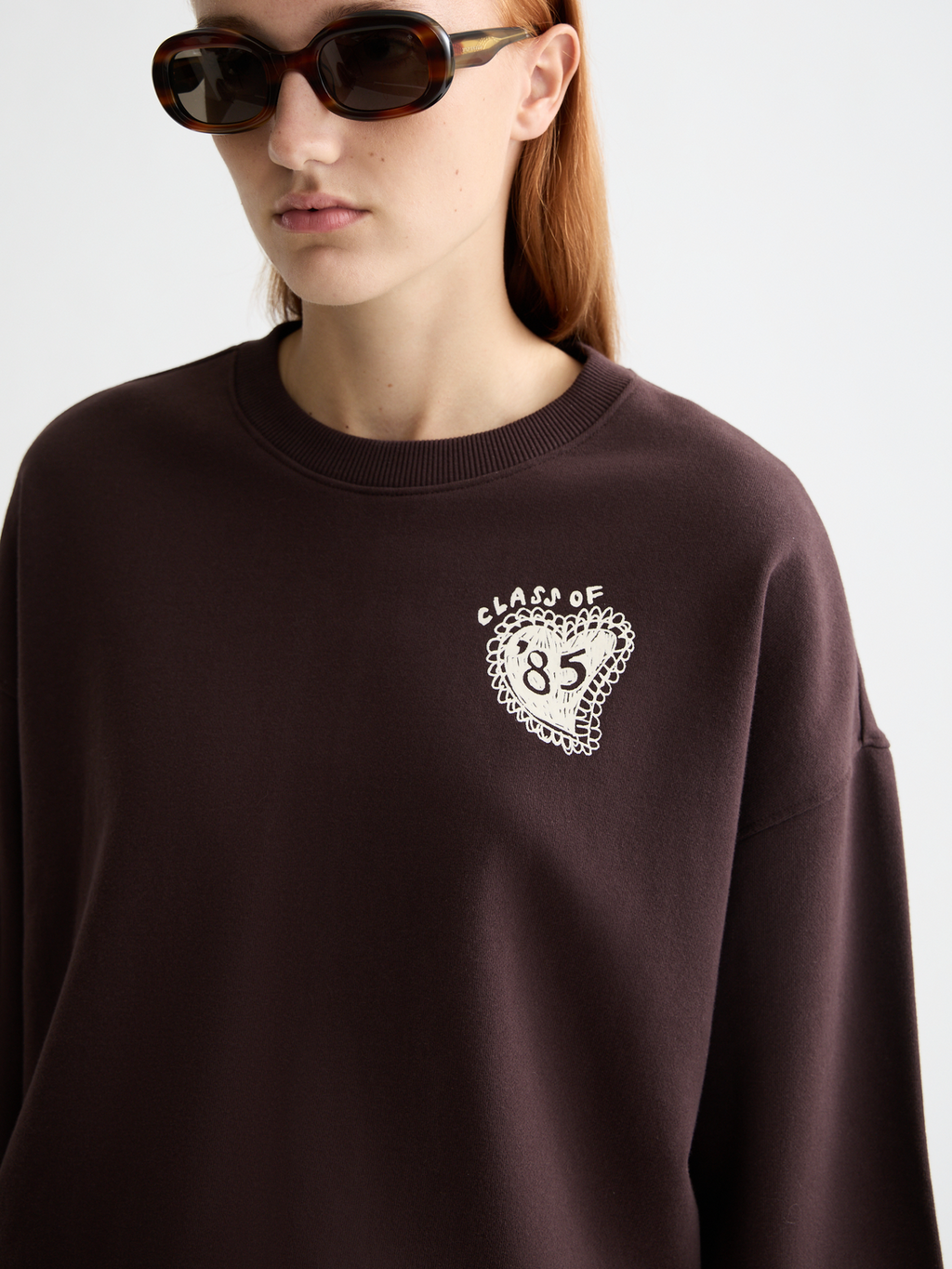 Artwork Oversized Fit Sweatshirt