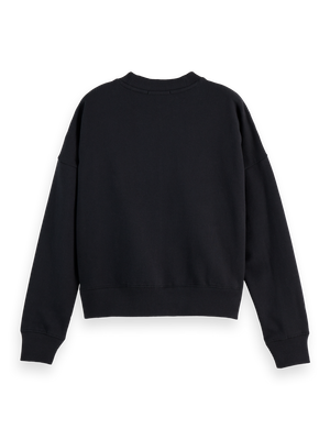 Chest artwork relaxed sweatshirt